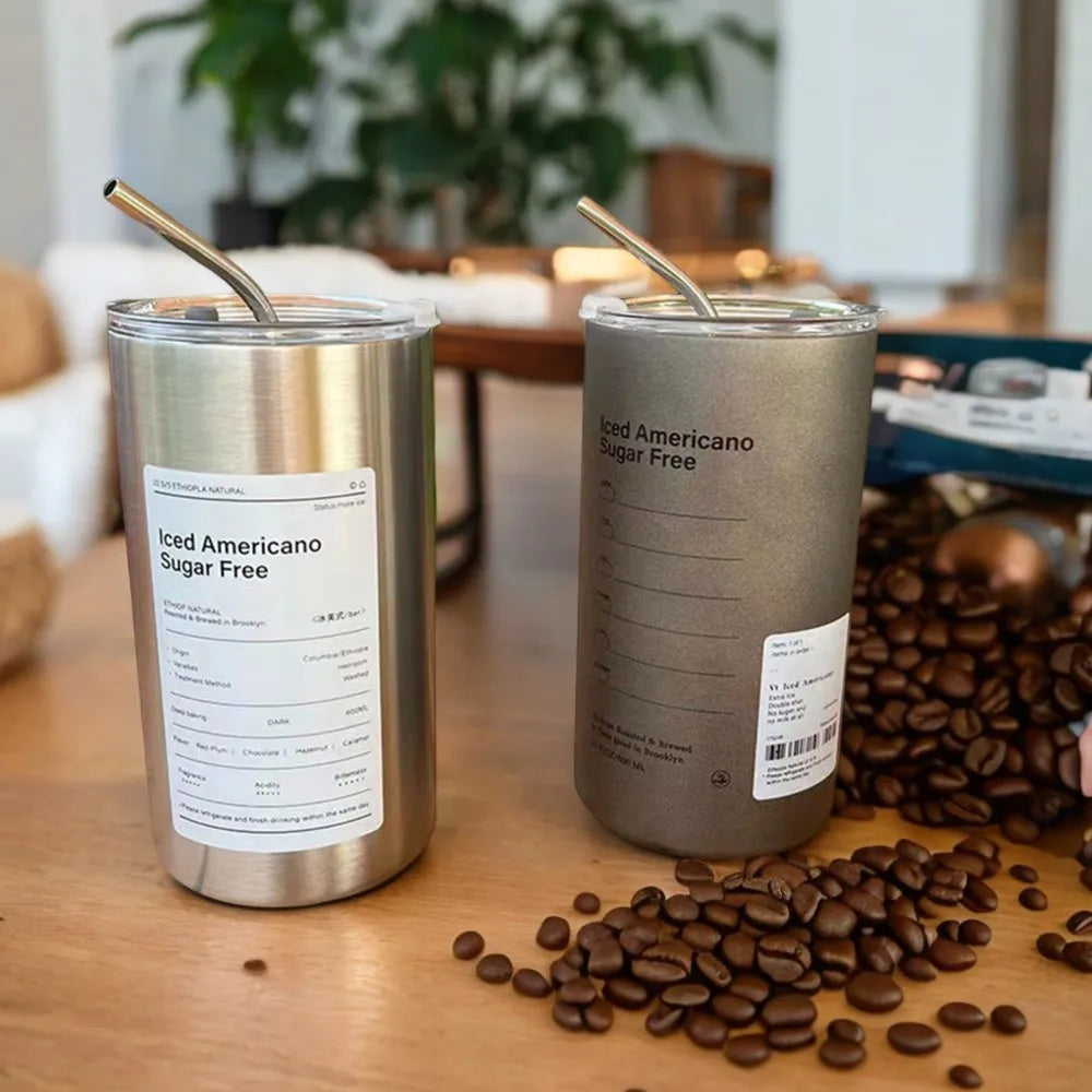 Tasse à Café Isotherme Double Paroi en Acier Inoxydable-ThermiCup™