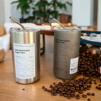 Tasse à Café Isotherme Double Paroi en Acier Inoxydable-ThermiCup™