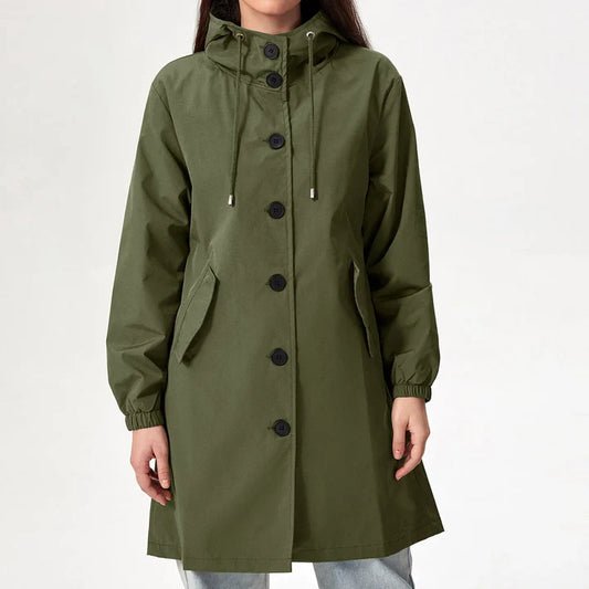 Veste Imperméable à Capuche pour Femme - Sienna