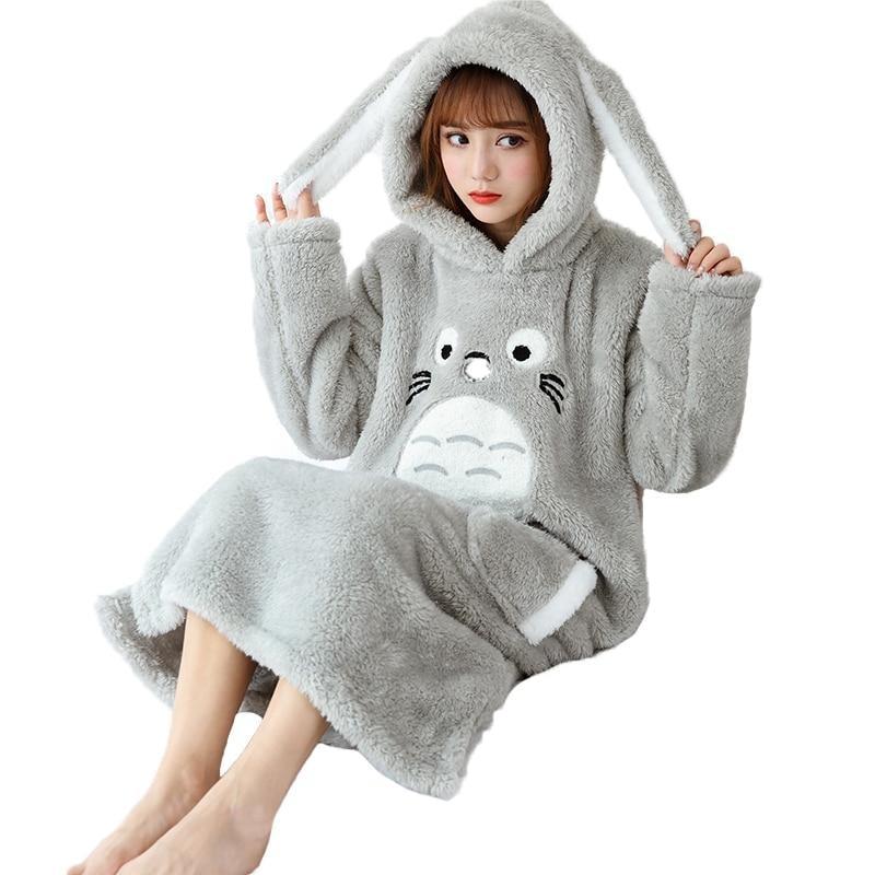 Chemise de nuit en fourrure de chinchilla - Cocoon