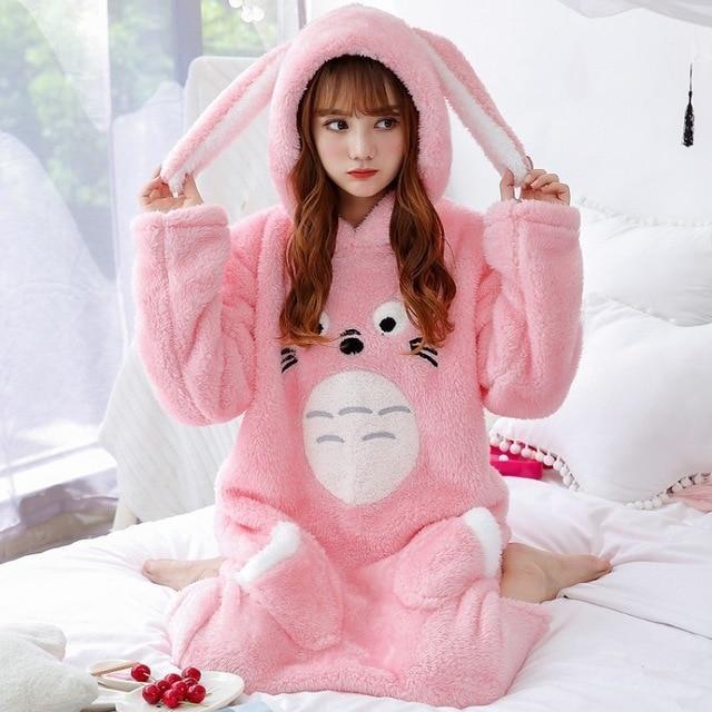 Chemise de nuit en fourrure de chinchilla - Cocoon