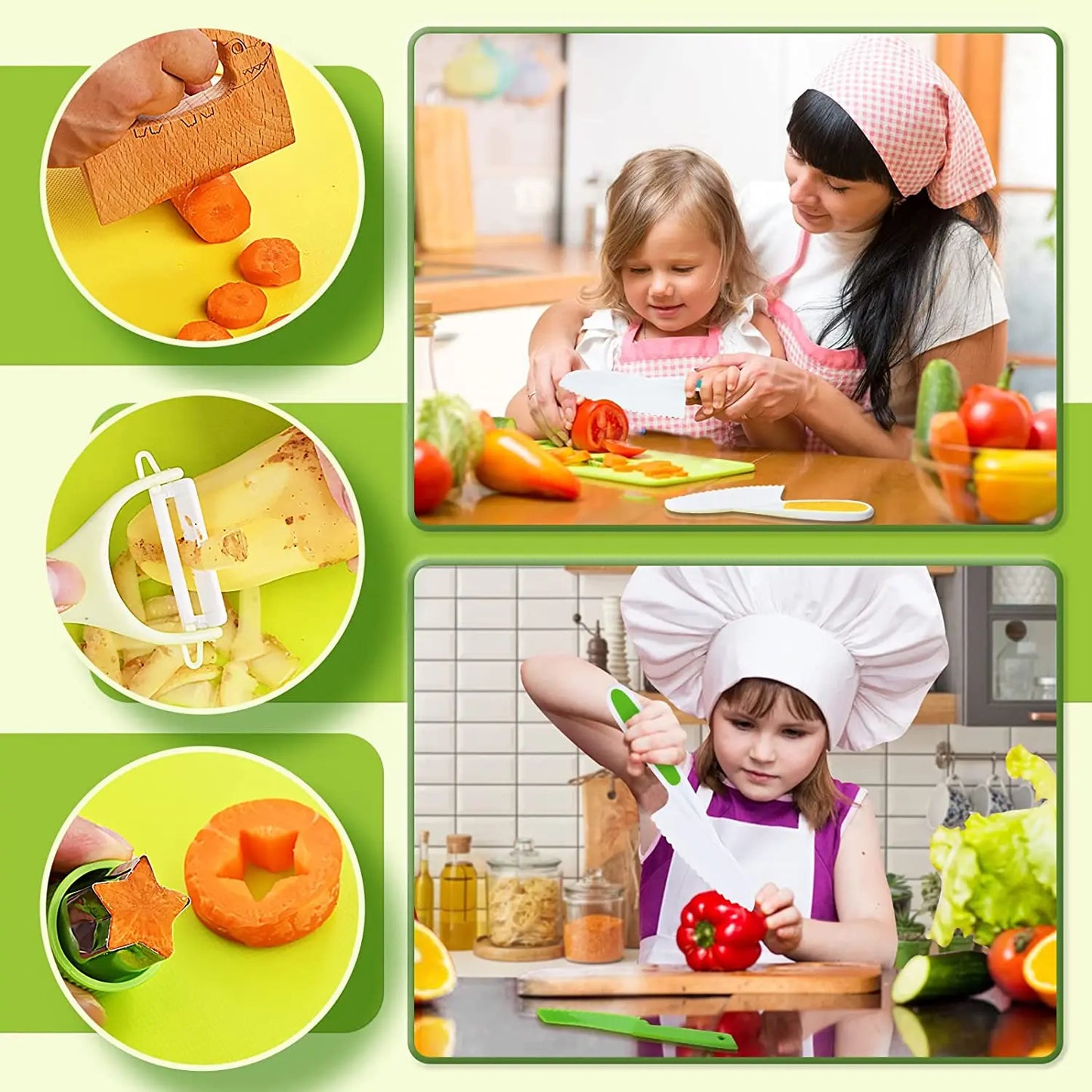 Set de Cuisine Sécurisé pour Enfants - Junior Chef Set™