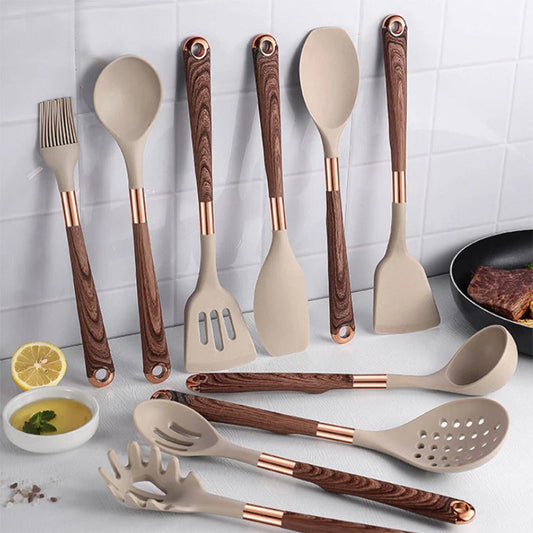 Ensemble d’Ustensiles Signature (10 Pièces) - GourmetCraft