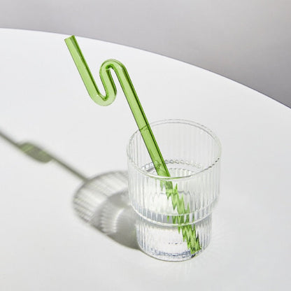 Pailles en verre colorées et torsadées-TwistSip™
