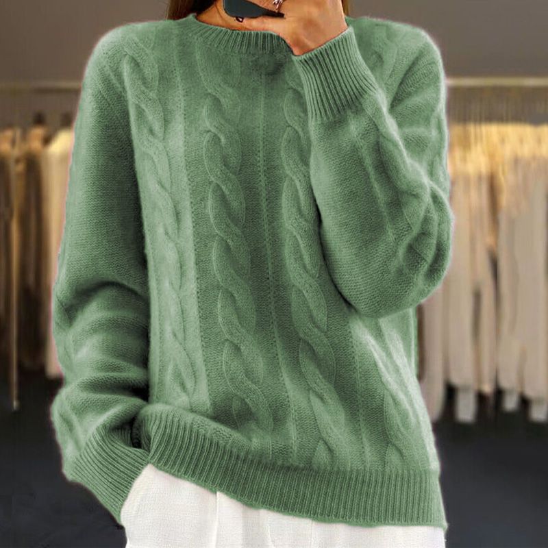 Pull en maille chaude en laine - Camille