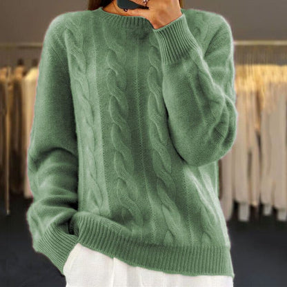 Pull en maille chaude en laine - Camille