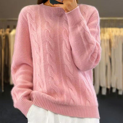 Pull en maille chaude en laine - Camille