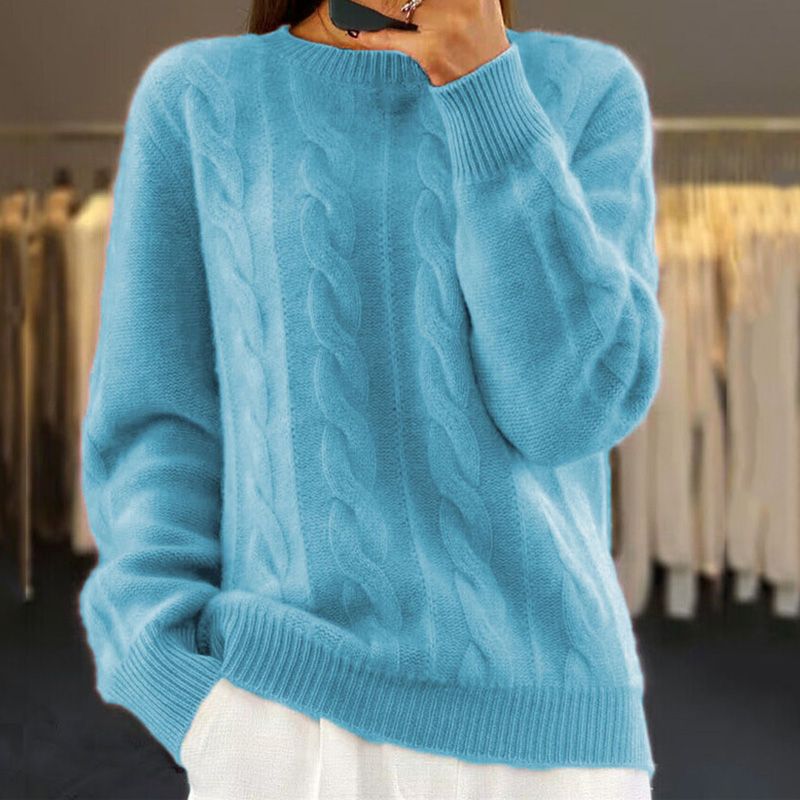 Pull en maille chaude en laine - Camille