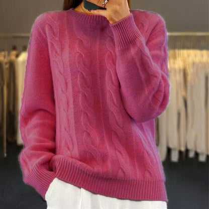 Pull en maille chaude en laine - Camille