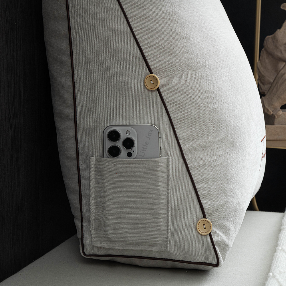 Coussin de Lecture Ergonomique de Luxe pour Dossier