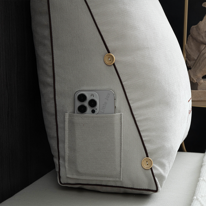 Coussin de Lecture Ergonomique de Luxe pour Dossier